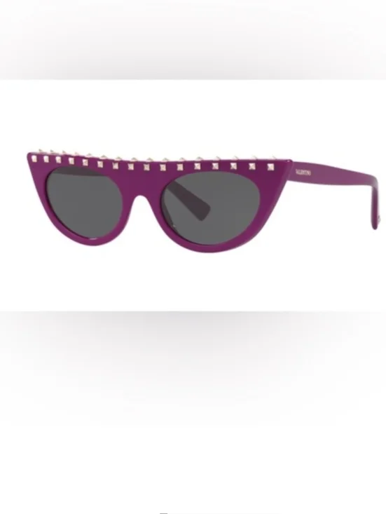 Valentino Rockstud Cateye Sunglasses - Picture 7 of 7